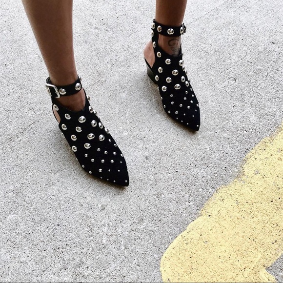 Topshop Shoes - Studded Wrap Booties